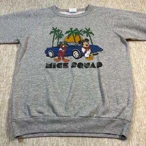 Vintage Rare 80s‎ Disney Mice Squad Miami Vice Sweatshirt Large Made In US